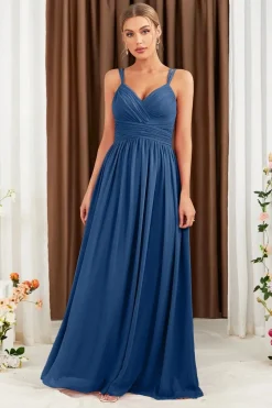Robe demoiselle d'honneur rose poudré dos nu