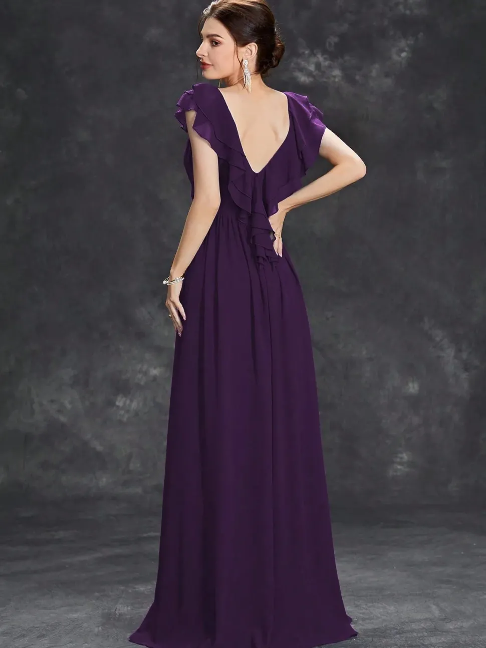 Robe demoiselle d'honneur terracotta