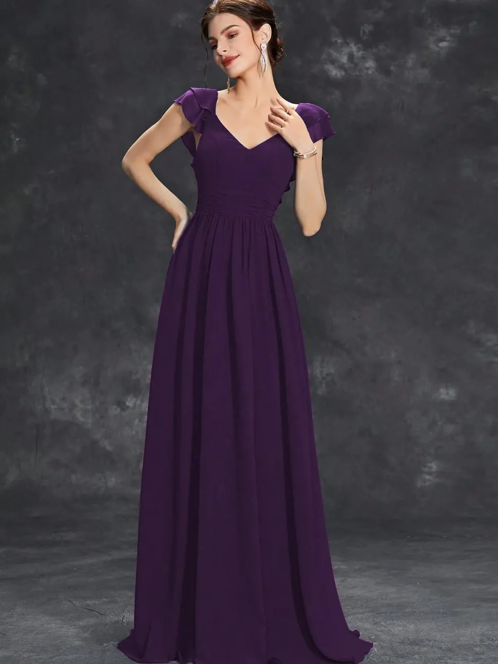 Robe demoiselle d'honneur terracotta