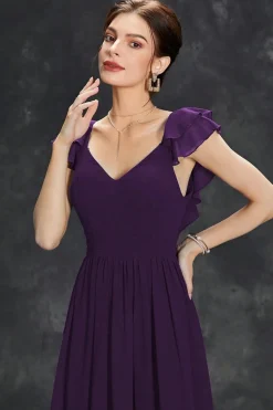 Robe demoiselle d'honneur terracotta