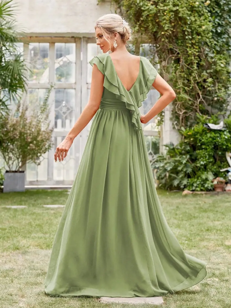 Robe demoiselle d'honneur terracotta
