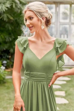 Robe demoiselle d'honneur terracotta