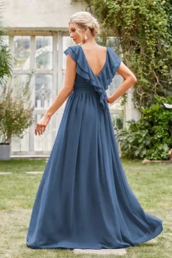 Robe demoiselle d'honneur terracotta