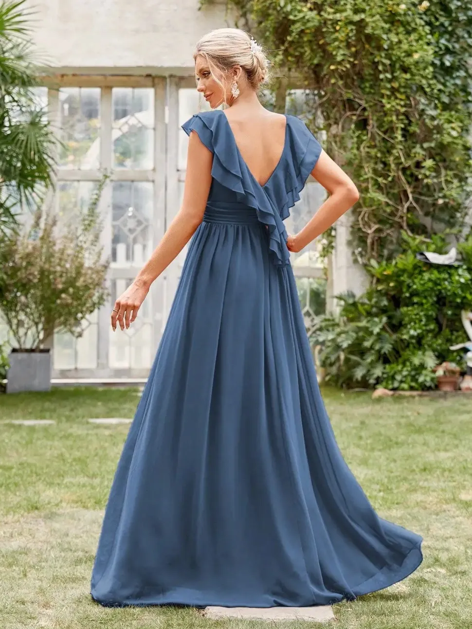 Robe demoiselle d'honneur terracotta