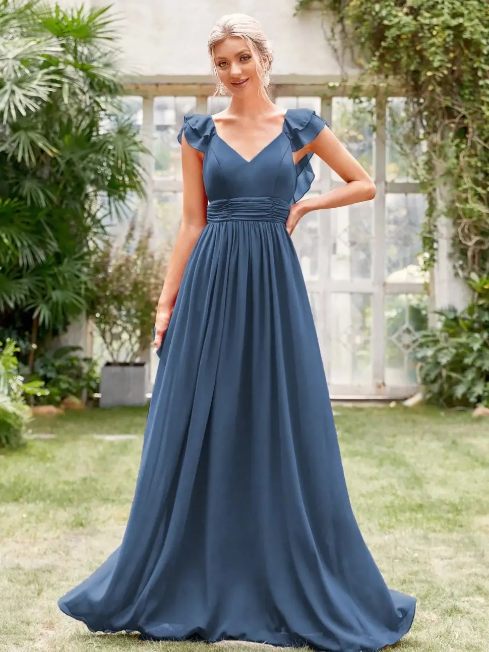 Robe demoiselle d'honneur terracotta