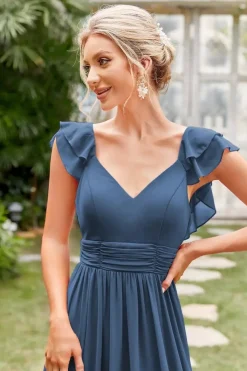 Robe demoiselle d'honneur terracotta