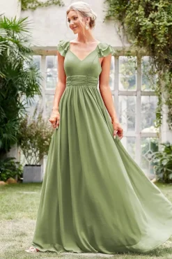 Robe demoiselle d'honneur terracotta