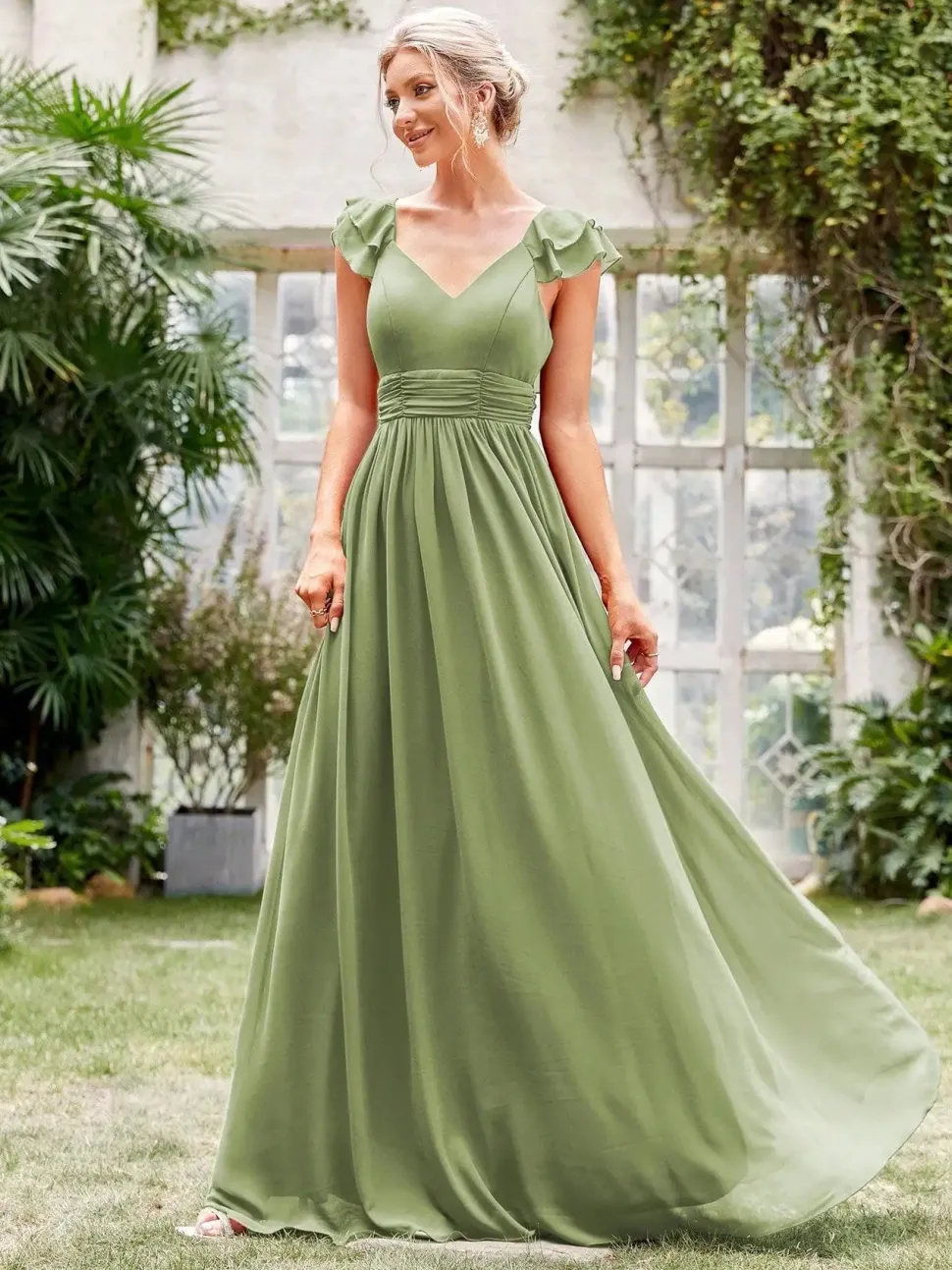 Robe demoiselle d'honneur terracotta