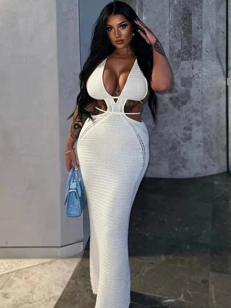 Robe de plage dos nu sexy