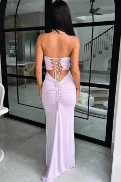 Robe de soirée chic dos nu