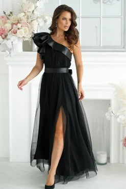 Robe de soirée chic longue en tulle