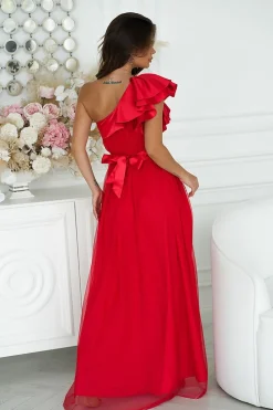 Robe de soirée chic longue en tulle