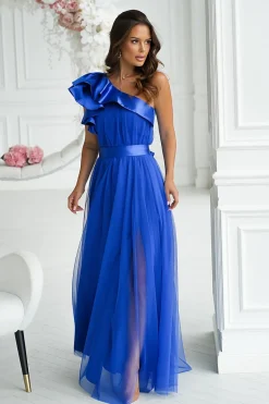 Robe de soirée chic longue en tulle