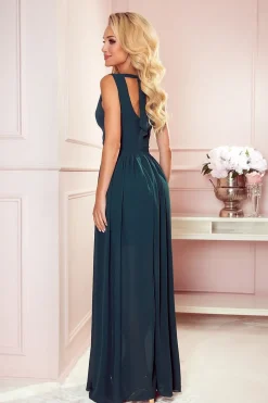 Robe de soirée chic longue fluide