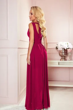 Robe de soirée chic longue fluide