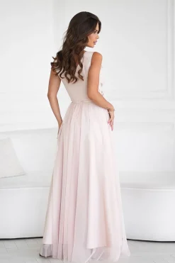 Robe de soirée chic sans manches