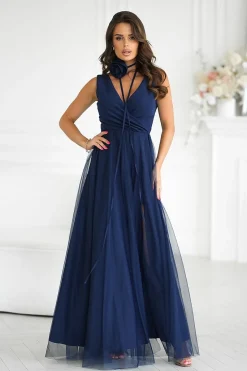 Robe de soirée chic sans manches