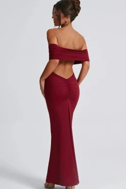 Robe de soirée dos nu en V
