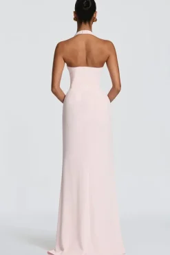 Robe de soirée longue moulante épaules dénudées