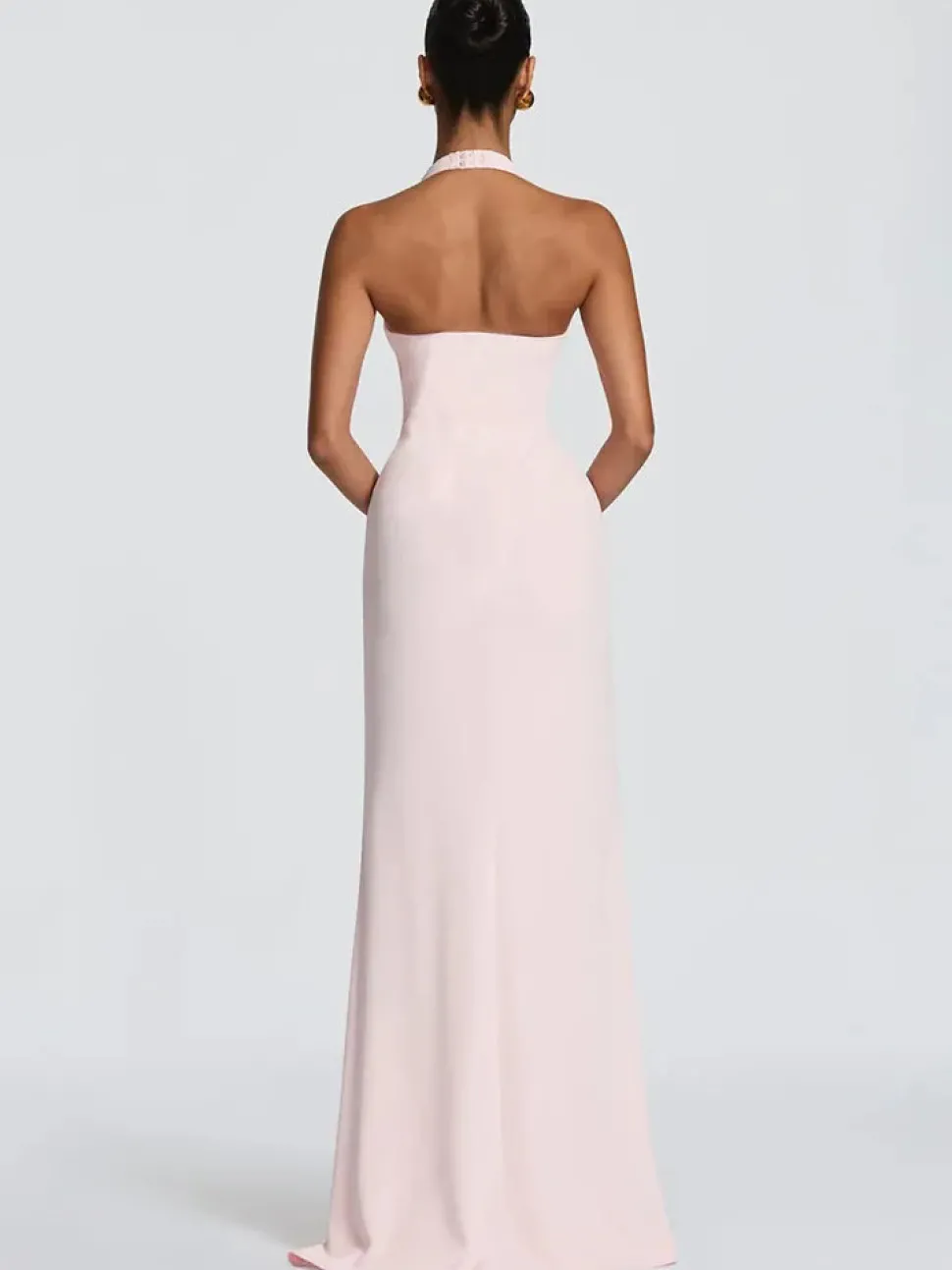 Robe de soirée longue moulante épaules dénudées