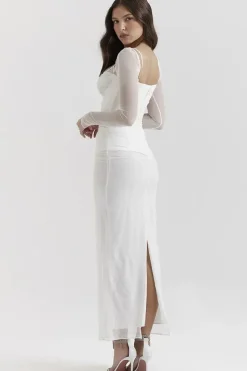 Robe de soirée manche longue