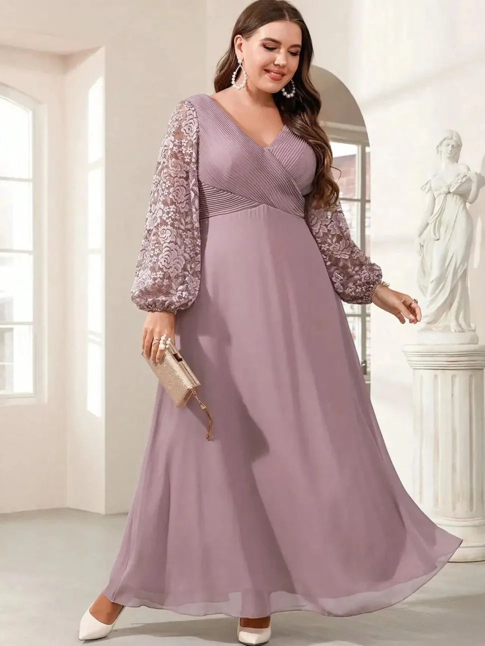 Robe de soirée mariage grande taille
