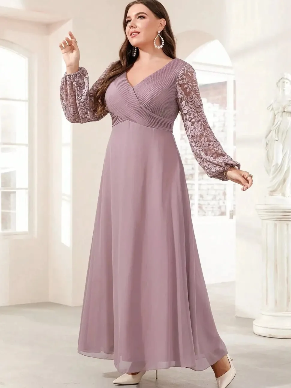 Robe de soirée mariage grande taille