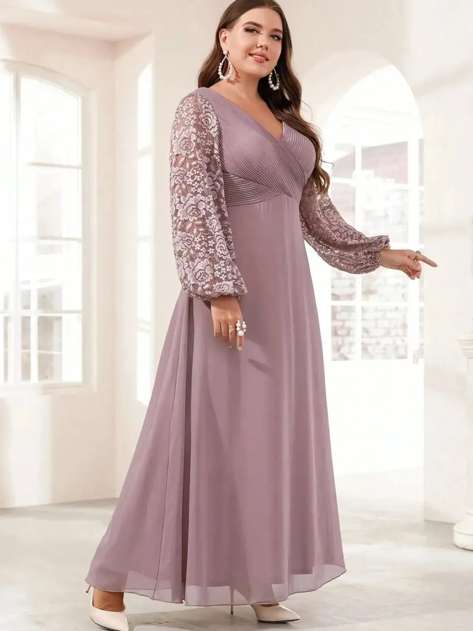 Robe de soirée mariage grande taille