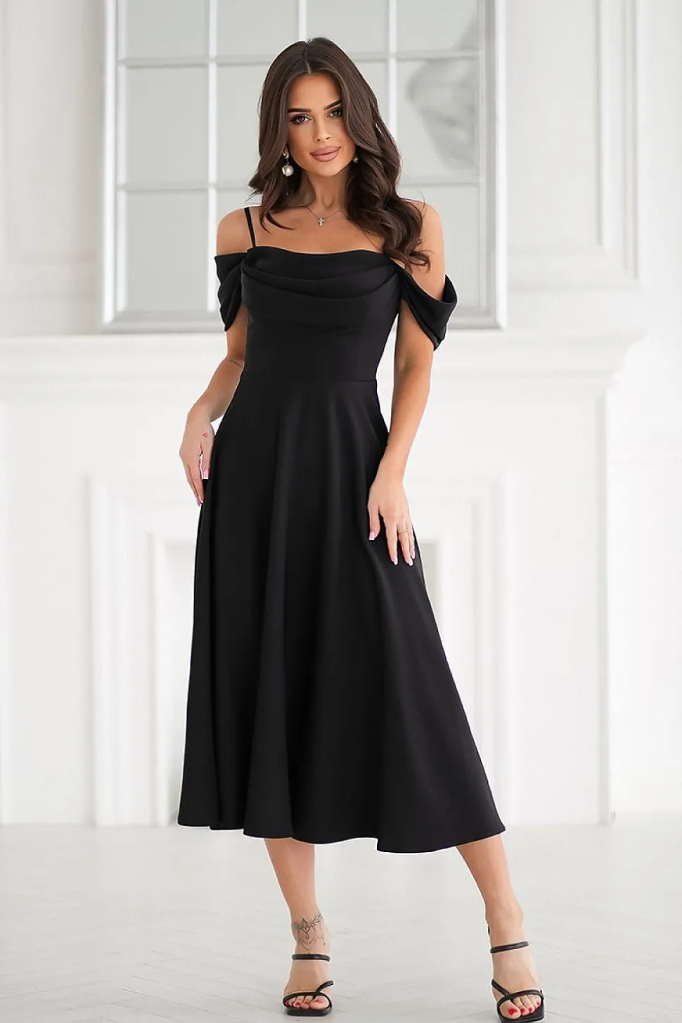 Robe de soirée mariage midi chic