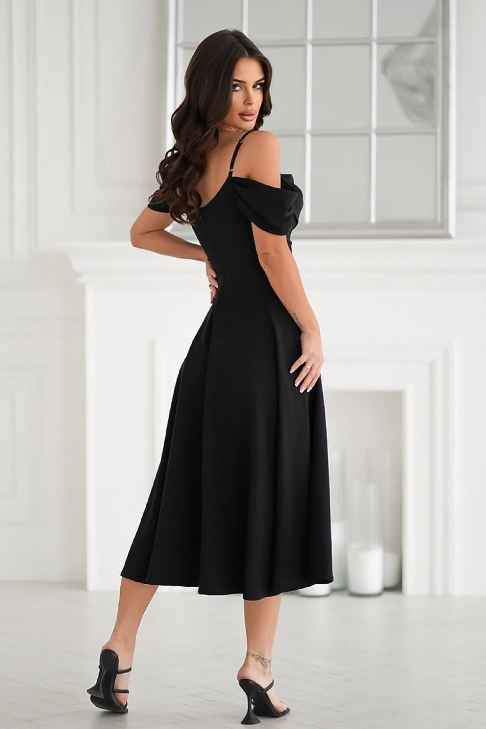 Robe de soirée mariage midi chic