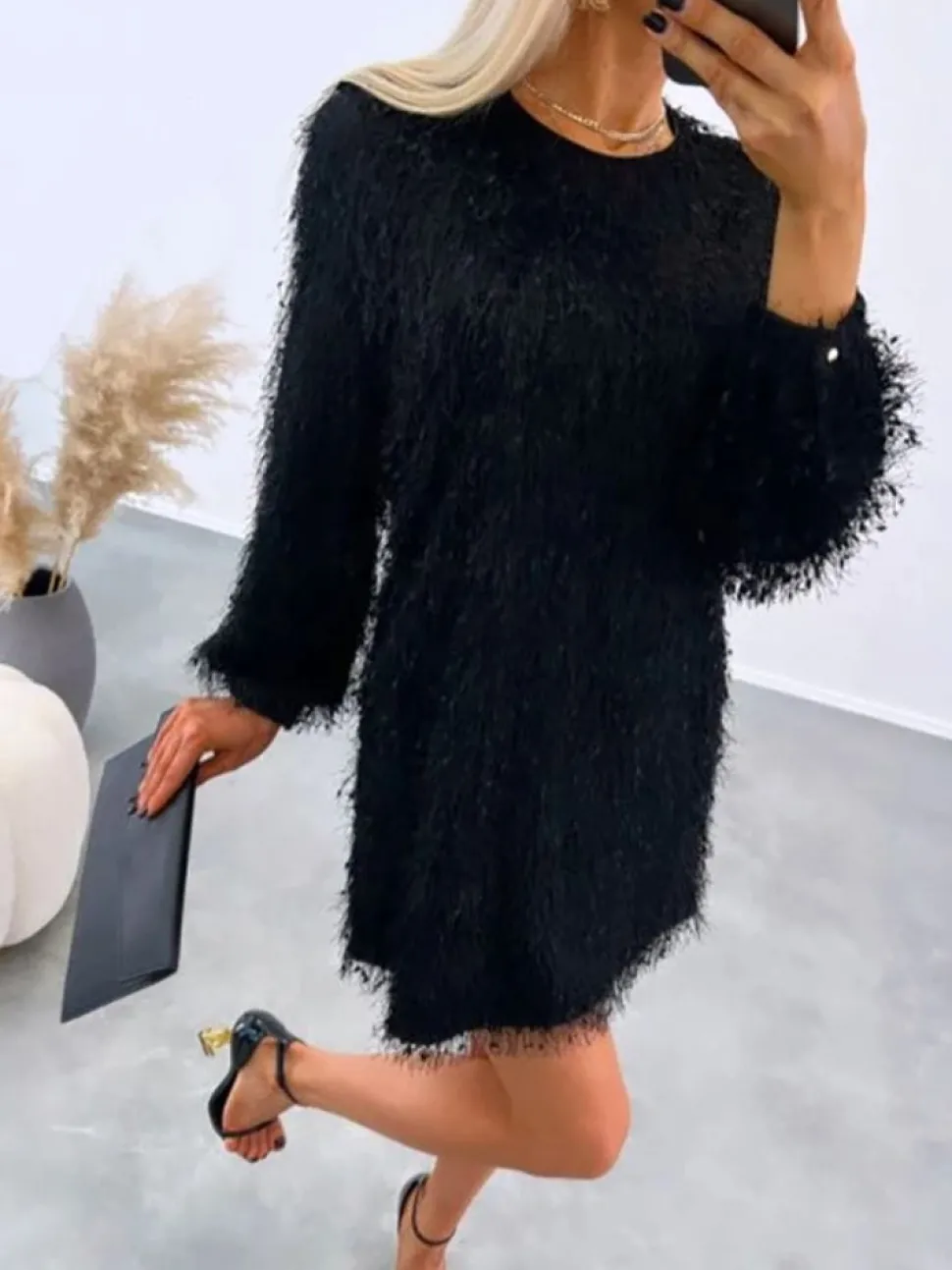 Robe de soirée midi sequin