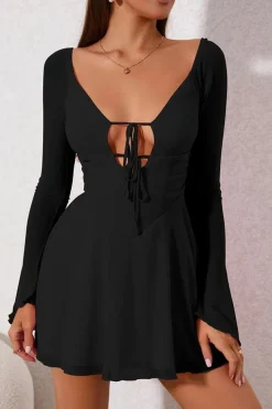Robe de soirée rose sexy