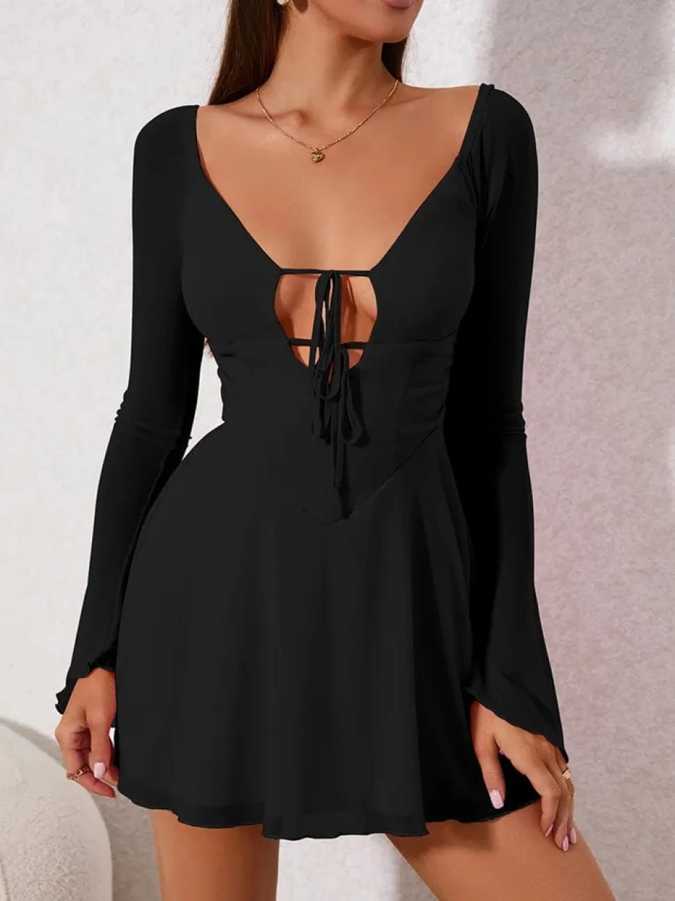 Robe de soirée rose sexy