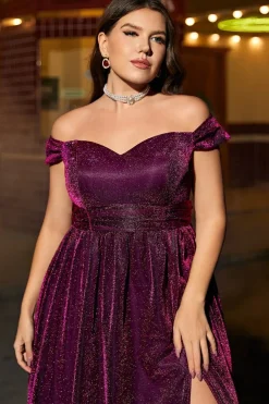 Robe de soirée sequin grande taille