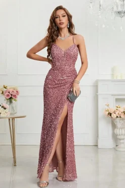 Robe de soirée sequin moulante sexy