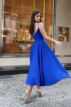 Robe dos nu midi chic