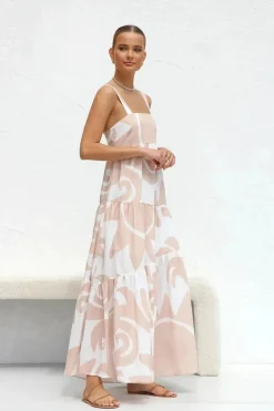 Robe d'été bohème longue à bretelles