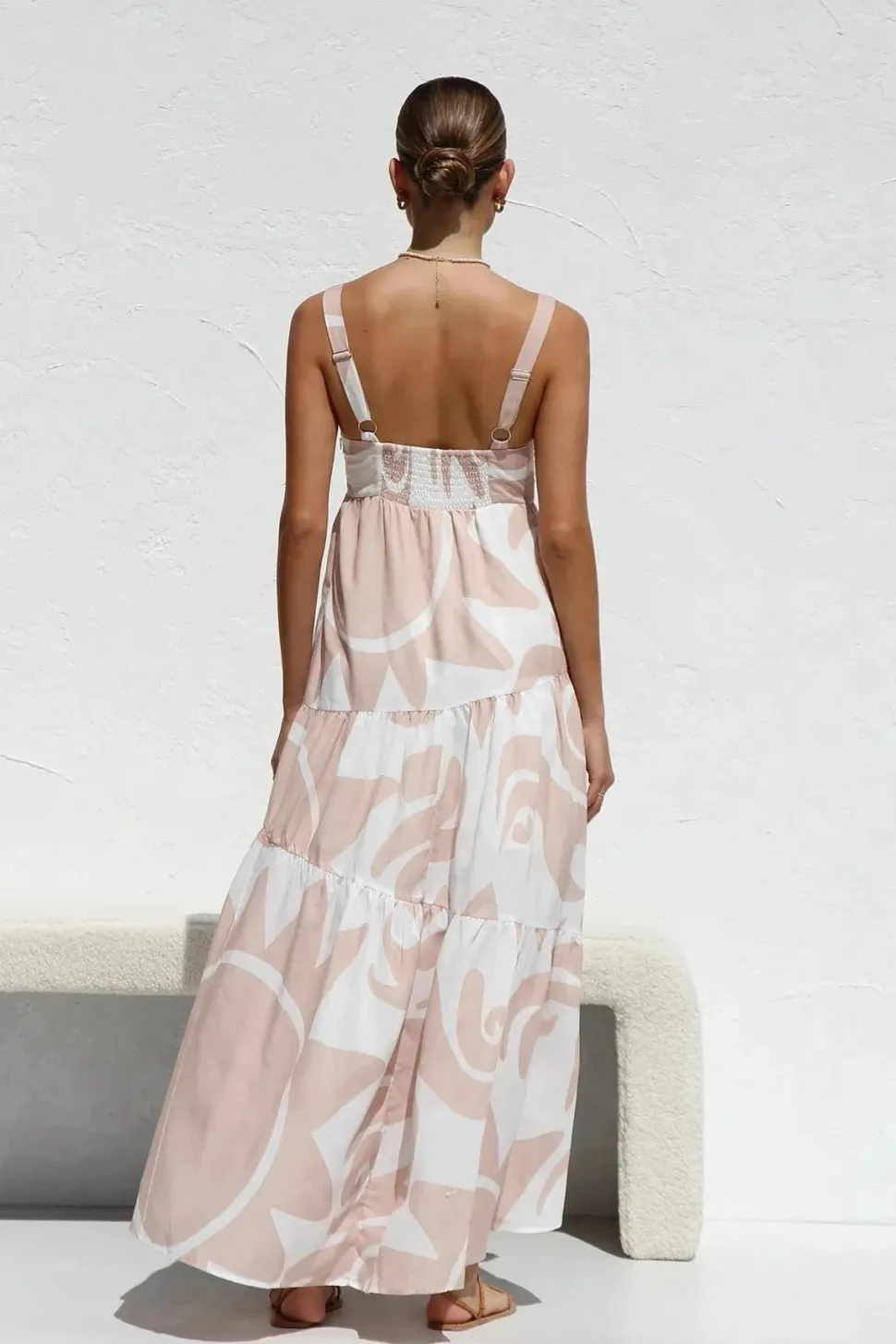 Robe d'été bohème longue à bretelles