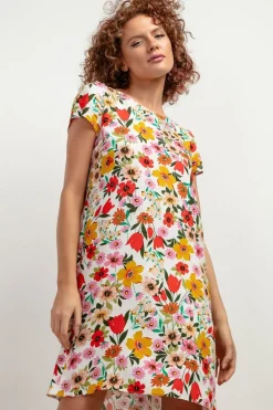 Robe d'été courte trapèze