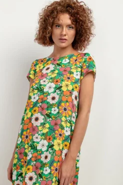 Robe d'été courte trapèze