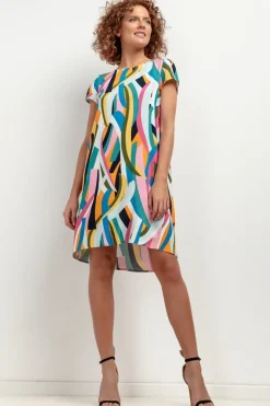 Robe d'été courte trapèze