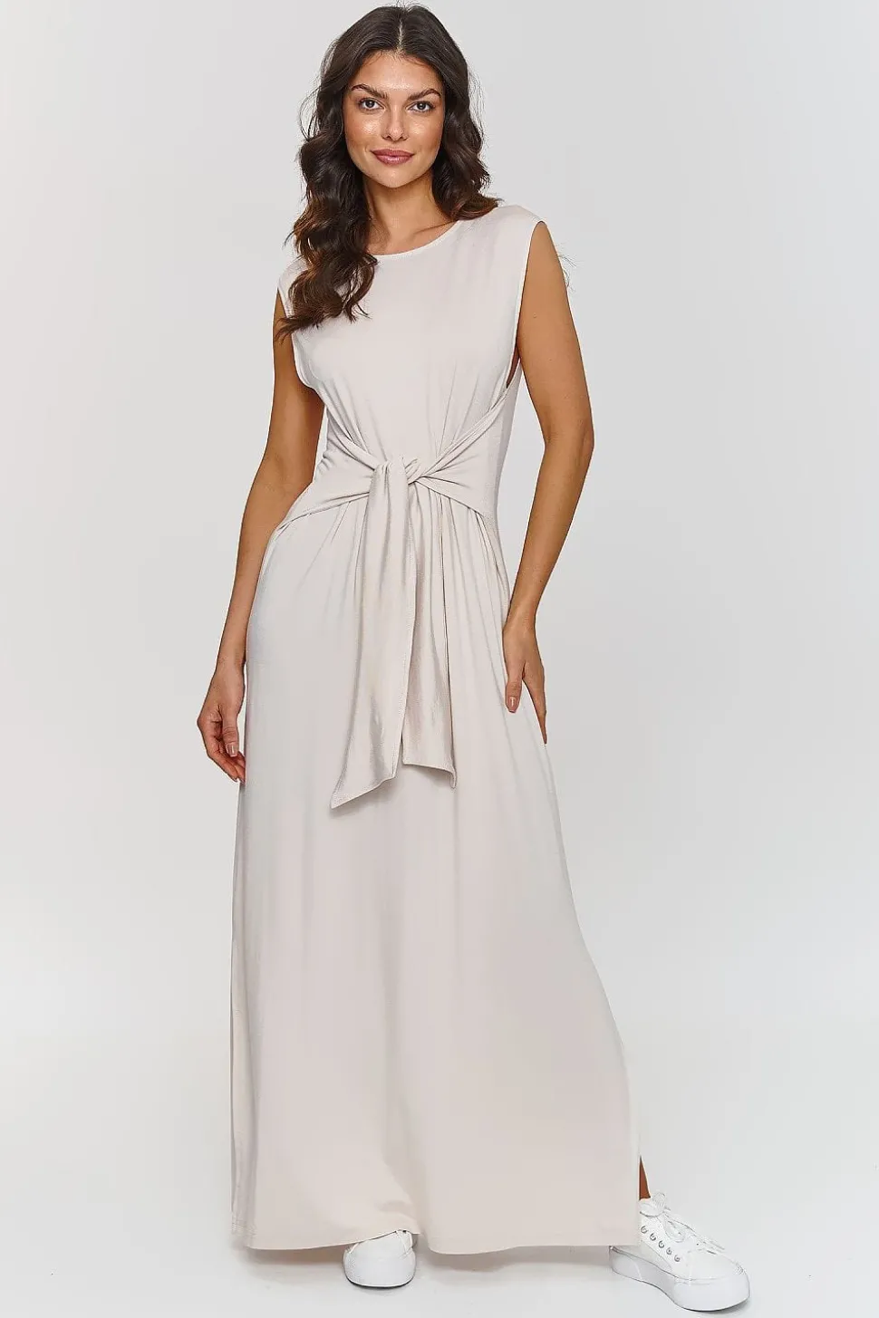 Robe d'été longue casual sans manches