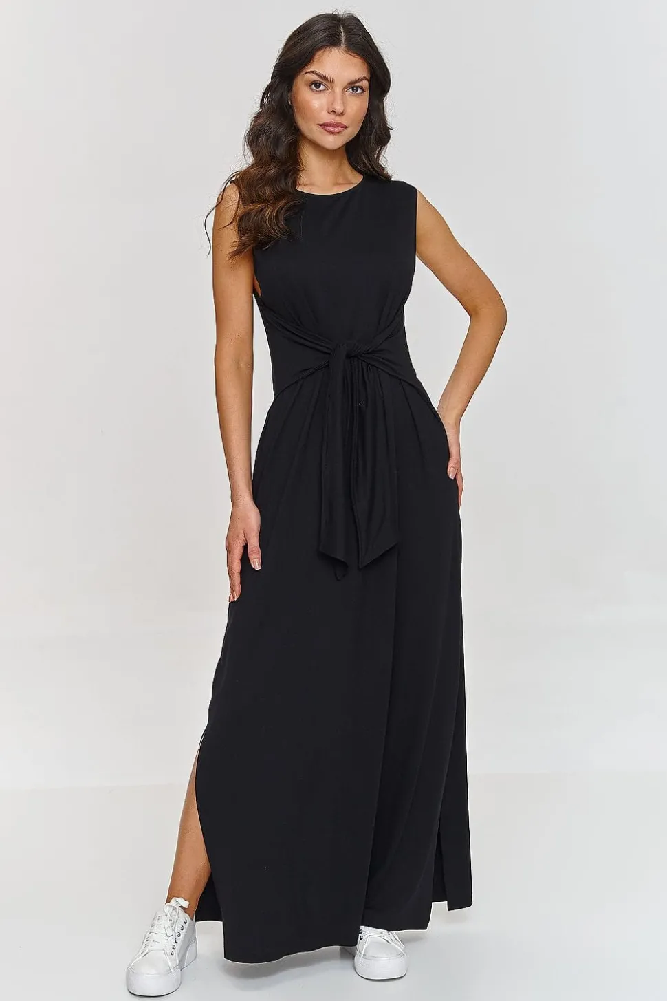 Robe d'été longue casual sans manches