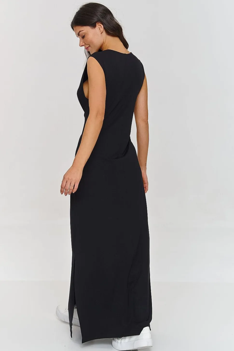 Robe d'été longue casual sans manches