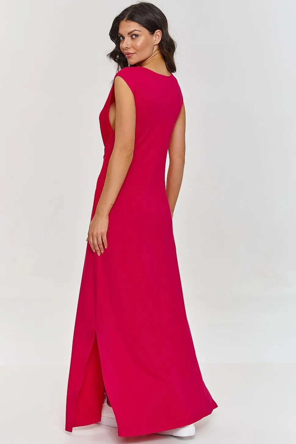 Robe d'été longue casual sans manches