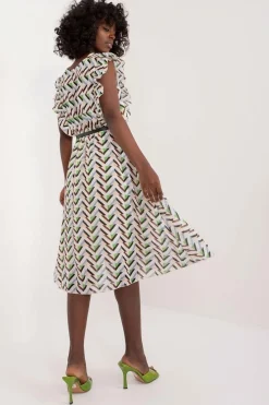 Robe d'été motif géométrique fluide