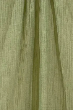 Robe d'été verte ample courte