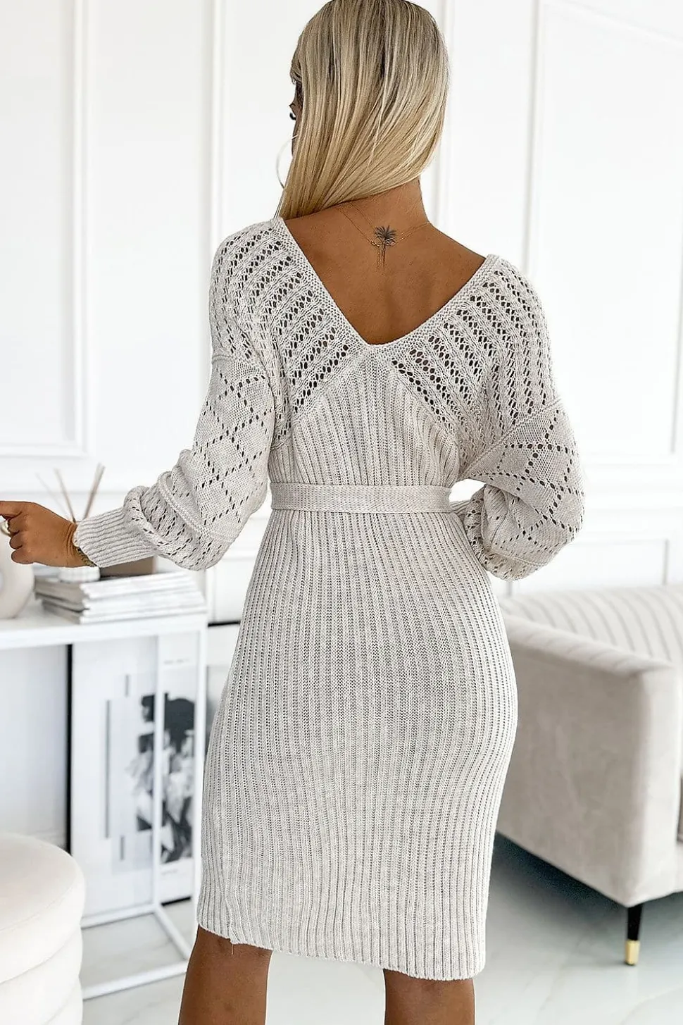 Robe en tricot pour femme