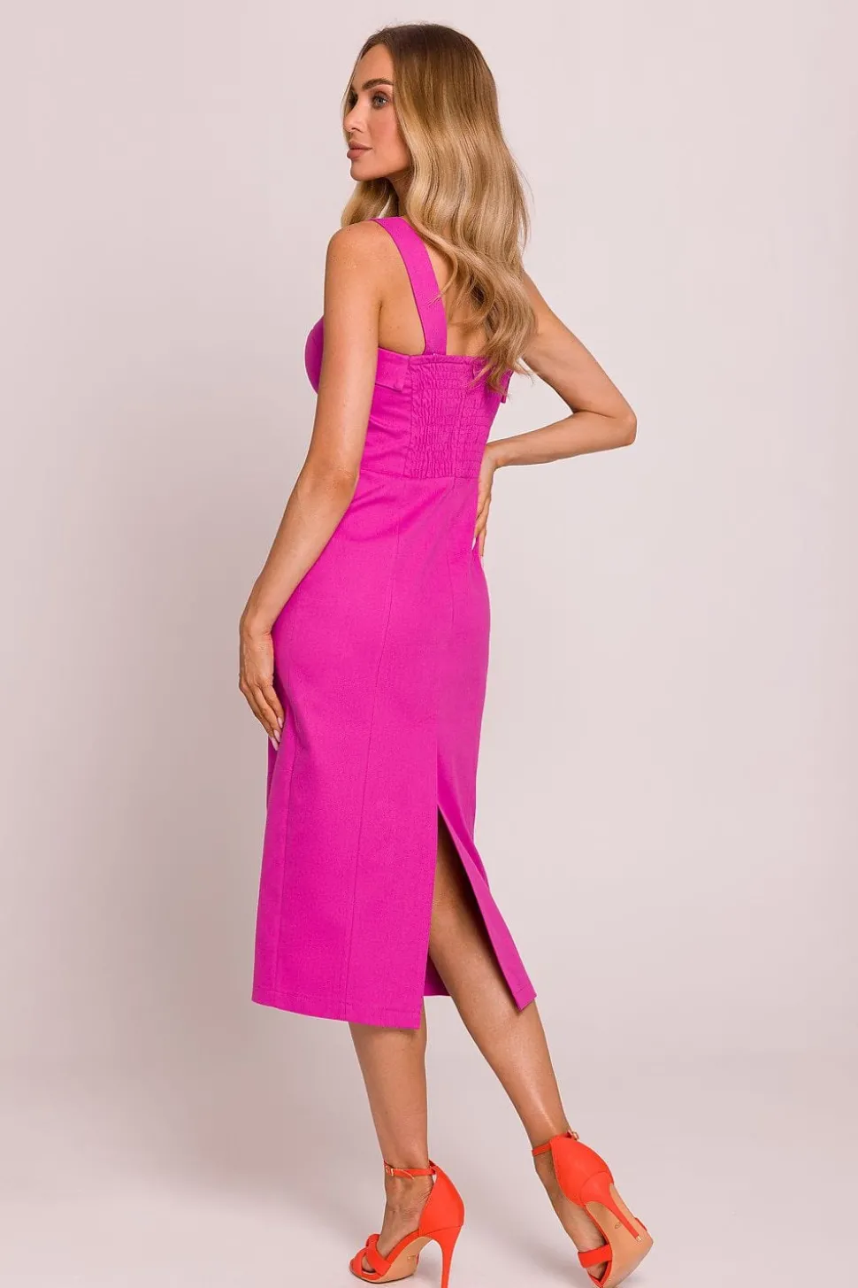Robe fourreau midi bustier