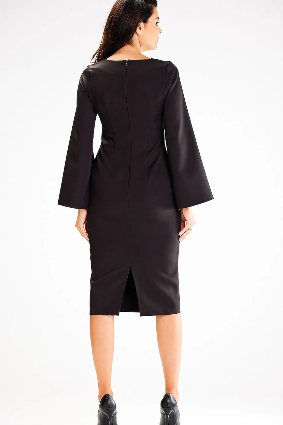 Robe fourreau noire chic